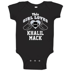 This Girl Loves Khalil Mack Oakland Football Player Sports Fan Heart B This Girl Loves Khalil Mack Oakland Football Player Sports Fan Heart B