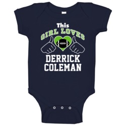 This Girl Loves Derrick Coleman Seattle Football Player Sports Fan Hea This Girl Loves Derrick Coleman Seattle Football Player Sports Fan Hea