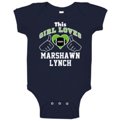 This Girl Loves Marshawn Lynch Seattle Football Player Sports Fan Hear This Girl Loves Marshawn Lynch Seattle Football Player Sports Fan Hear