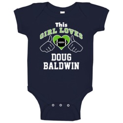 This Girl Loves Doug Baldwin Seattle Football Player Sports Fan Heart This Girl Loves Doug Baldwin Seattle Football Player Sports Fan Heart