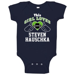 This Girl Loves Steven Hauschka Seattle Football Player Sports Fan Hea This Girl Loves Steven Hauschka Seattle Football Player Sports Fan Hea