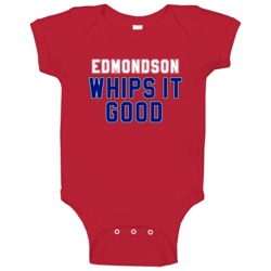 Brian Edmondson Whips It Good Atlanta Baseball Pitcher Fan Baby One Pi Brian Edmondson Whips It Good Atlanta Baseball Pitcher Fan Baby One Pi