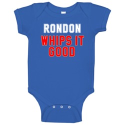 Hector Rondon Whips It Good Chicago Baseball Pitcher Fan Baby One Piec Hector Rondon Whips It Good Chicago Baseball Pitcher Fan Baby One Piec