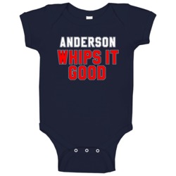 Cody Anderson Whips It Good Cleveland Baseball Pitcher Fan Baby One Pi Cody Anderson Whips It Good Cleveland Baseball Pitcher Fan Baby One Pi