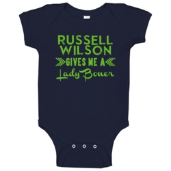 Russell Wilson Gives Me A Lady Boner Seattle Football Player Fan Baby Russell Wilson Gives Me A Lady Boner Seattle Football Player Fan Baby