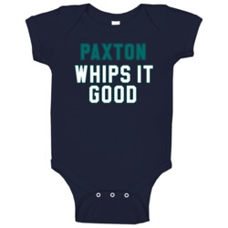 James Paxton Whips It Good Seattle Baseball Pitcher Fan Baby One Piece James Paxton Whips It Good Seattle Baseball Pitcher Fan Baby One Piece