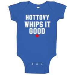 Tommy Hottovy Whips It Good Toronto Baseball Pitcher Fan Baby One Piec