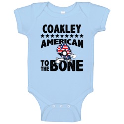 Coakley American To The Bone Cool Usa Name Baby One Piece Coakley American To The Bone Cool Usa Name Baby One Piece