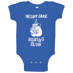 Herby Lake Boxing Blub Wisconsin Body Of Water Baby One Piece Herby Lake Boxing Blub Wisconsin Body Of Water Baby One Piece