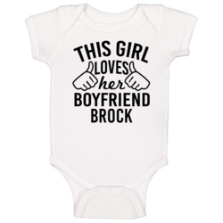 This Girl Loves Her Boyfriend Brock Cute Valentine Couple Gift Baby On This Girl Loves Her Boyfriend Brock Cute Valentine Couple Gift Baby On