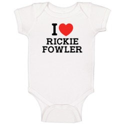 Classic I Heart Rickie Fowler Popular Golf Player Fan Baby One Piece Classic I Heart Rickie Fowler Popular Golf Player Fan Baby One Piece