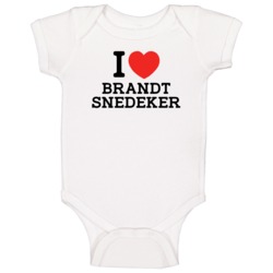 Classic I Heart Brandt Snedeker Popular Golf Player Fan Baby One Piece Classic I Heart Brandt Snedeker Popular Golf Player Fan Baby One Piece