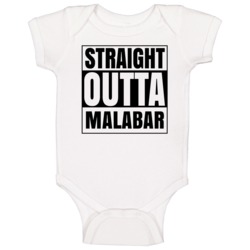 Straight Outta Malabar Florida City Compton Parody Baby One Piece Straight Outta Malabar Florida City Compton Parody Baby One Piece