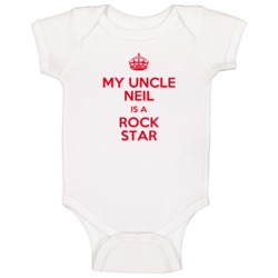 Neil My Uncle Is A Rock Star Bodysuit Baby One Piece Neil My Uncle Is A Rock Star Bodysuit Baby One Piece