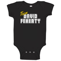 Team David Feherty Cool Pro Golf Fan Baby One Piece Team David Feherty Cool Pro Golf Fan Baby One Piece