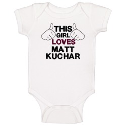 This Girl Loves Matt Kuchar Professional Golf Cool Fan Baby One Piece This Girl Loves Matt Kuchar Professional Golf Cool Fan Baby One Piece