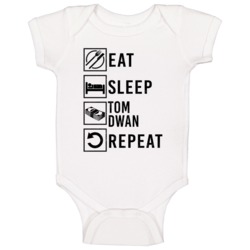 Tom Dwan Eat Sleep Gamble Repeat Pro Gamblers Baby One Piece Tom Dwan Eat Sleep Gamble Repeat Pro Gamblers Baby One Piece