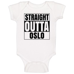 Straight Outta Oslo Minnesota City Compton Parody Baby One Piece Straight Outta Oslo Minnesota City Compton Parody Baby One Piece