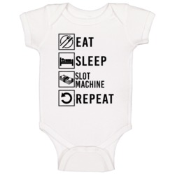 Eat Sleep Gamble Repeat Slot Machine Card Games Baby One Piece Eat Sleep Gamble Repeat Slot Machine Card Games Baby One Piece