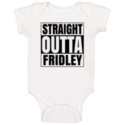 Straight Outta Fridley Minnesota City Compton Parody Baby One Piece Straight Outta Fridley Minnesota City Compton Parody Baby One Piece