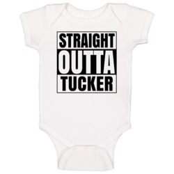 Straight Outta Tucker Georgia City Compton Parody Baby One Piece Straight Outta Tucker Georgia City Compton Parody Baby One Piece