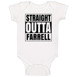 Straight Outta Farrell Pennsylvania City Compton Parody Baby One Piece Straight Outta Farrell Pennsylvania City Compton Parody Baby One Piece