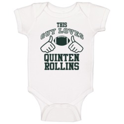 This Guy Loves Quinten Rollins Green Bay Football Fan Sports Baby One This Guy Loves Quinten Rollins Green Bay Football Fan Sports Baby One