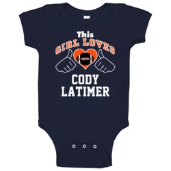 This Girl Loves Cody Latimer Denver Football Player Sports Fan Heart B This Girl Loves Cody Latimer Denver Football Player Sports Fan Heart B