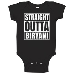 Straight Outta Biryani Food Compton Parody Baby One Piece Straight Outta Biryani Food Compton Parody Baby One Piece
