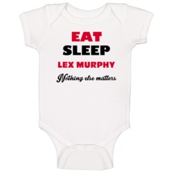 Eat Sleep Lex Murphy Favorite Novel Character Fan Baby One Piece Eat Sleep Lex Murphy Favorite Novel Character Fan Baby One Piece