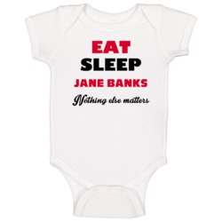 Eat Sleep Jane Banks Favorite Novel Character Fan Baby One Piece Eat Sleep Jane Banks Favorite Novel Character Fan Baby One Piece
