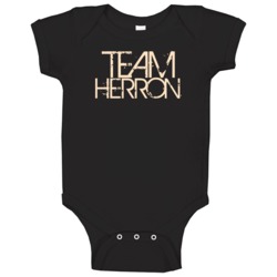 Team Sports Last First Name Herron Baby One Piece Team Sports Last First Name Herron Baby One Piece