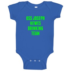 Uss Joseph Hewes Drinking Team Navy Ship Baby One Piece Uss Joseph Hewes Drinking Team Navy Ship Baby One Piece