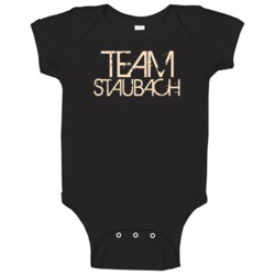 Team Sports Last First Name Staubach Baby One Piece Team Sports Last First Name Staubach Baby One Piece