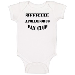 Apollodorus Fan Club Favorite Character Novel Book Baby One Piece Apollodorus Fan Club Favorite Character Novel Book Baby One Piece