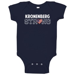 Kronenberg Strong Last Name American Baby One Piece Kronenberg Strong Last Name American Baby One Piece