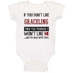 If You Don' T Like Graceling You Won't Like Me Novel Fan Baby One Piec If You Don' T Like Graceling You Won't Like Me Novel Fan Baby One Piec