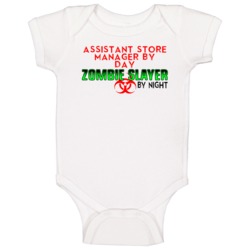 Assistant Store Manager By Day Zombie Slayer By Night Halloween Job Ba Assistant Store Manager By Day Zombie Slayer By Night Halloween Job Ba