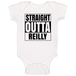 Straight Outta Reilly Female Name Pregnancy Baby One Piece Straight Outta Reilly Female Name Pregnancy Baby One Piece