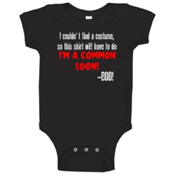 Im A Common Loon Boo Funny Animal Halloween Costume Baby One Piece Im A Common Loon Boo Funny Animal Halloween Costume Baby One Piece
