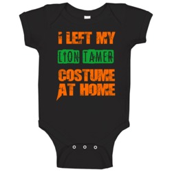 Left Lion Tamer Halloween Costume At Home Funny Job Baby One Piece Left Lion Tamer Halloween Costume At Home Funny Job Baby One Piece