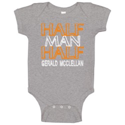 Half Man Half Gerald Mcclellan Boxer Baby One Piece Half Man Half Gerald Mcclellan Boxer Baby One Piece