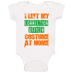 Left Correction Officer Halloween Costume At Home Funny Job Baby One P Left Correction Officer Halloween Costume At Home Funny Job Baby One P