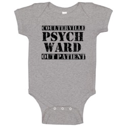 Coulterville California Psych Ward Funny Halloween City Costume Baby O