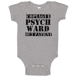 Copiague New York Psych Ward Funny Halloween City Costume Baby One Pie Copiague New York Psych Ward Funny Halloween City Costume Baby One Pie