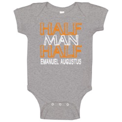 Half Man Half Emanuel Augustus Boxer Baby One Piece Half Man Half Emanuel Augustus Boxer Baby One Piece
