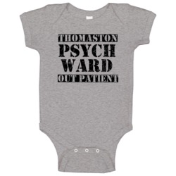 Thomaston Georgia Psych Ward Funny Halloween City Costume Baby One Pie Thomaston Georgia Psych Ward Funny Halloween City Costume Baby One Pie