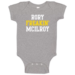 Rory Freakin' Mcilroy Funny Professional Golfer Fan Favorite Baby One Rory Freakin' Mcilroy Funny Professional Golfer Fan Favorite Baby One
