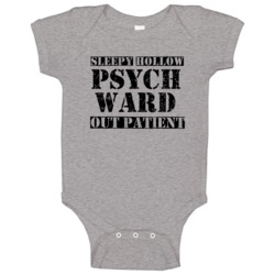 Sleepy Hollow Illinois Psych Ward Funny Halloween City Costume Baby On Sleepy Hollow Illinois Psych Ward Funny Halloween City Costume Baby On