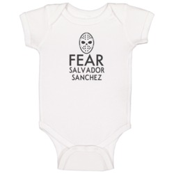Fear Salvador Sanchez Jason Boxer Baby One Piece Fear Salvador Sanchez Jason Boxer Baby One Piece
